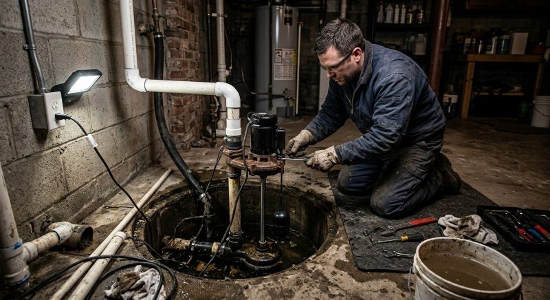Sump Pump Float Repair in Kansas City, MO