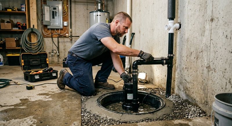 Sump Pump Replacement in Warwick, RI
