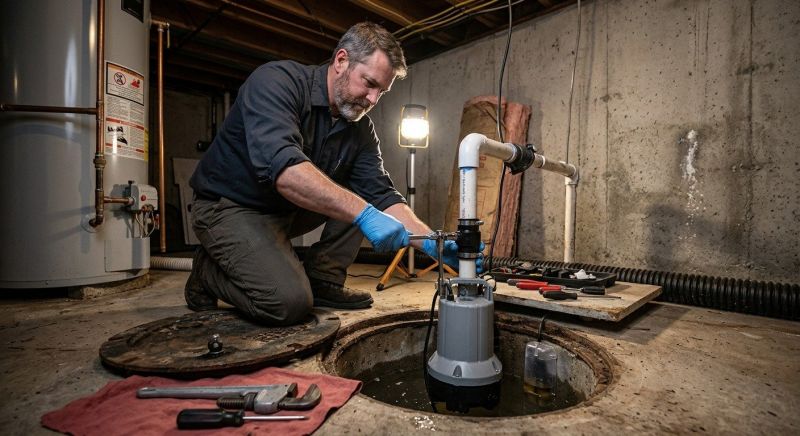 Basement Drainage Pump Repair in Columbus, GA