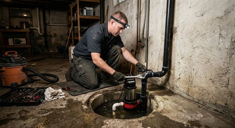 Basement Sump Pump Repair in Topeka, KS
