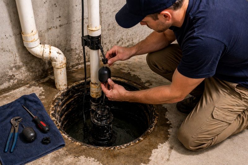 Sump Pump Float Repair in Huntsville, AL