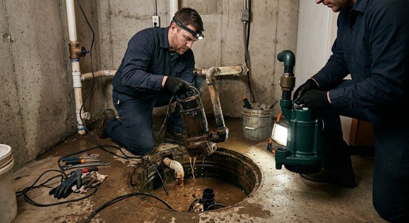 Sump Pump Replacement in Boston, MA