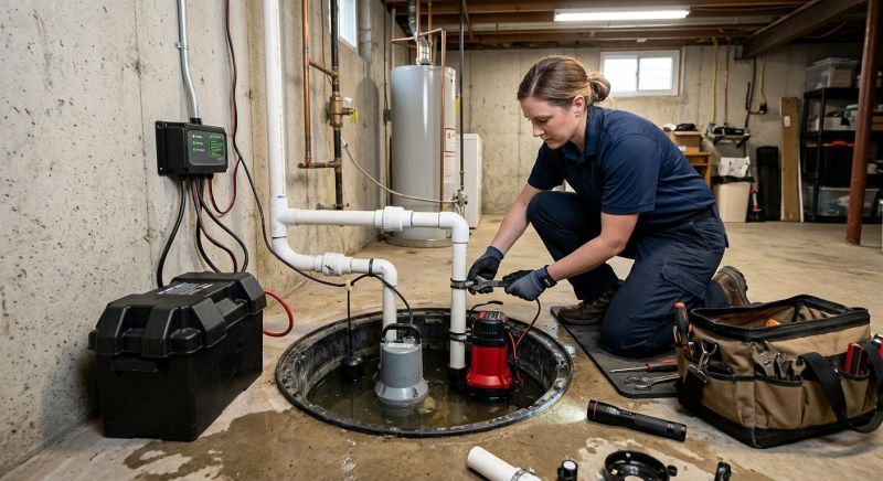 Sump Pump Service in Topeka, KS
